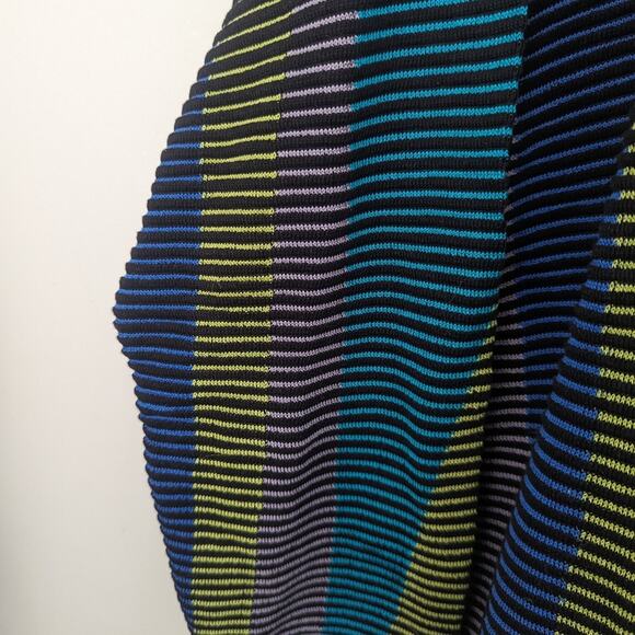 Men's Vintage Tundra Sweater Black Green Blue Cosby Sweater XL - Picture 6 of 6